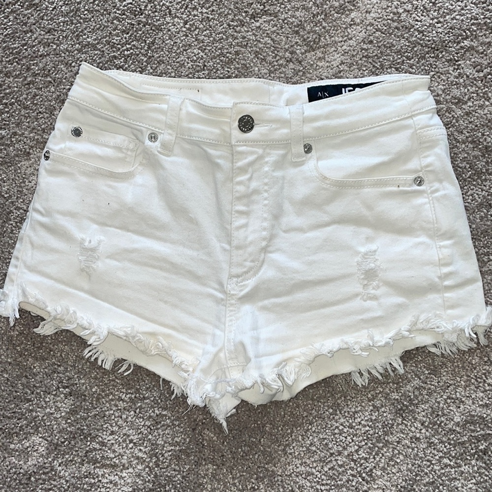 Armani Exchange White Denim Shorts (J59 Shorty Short)